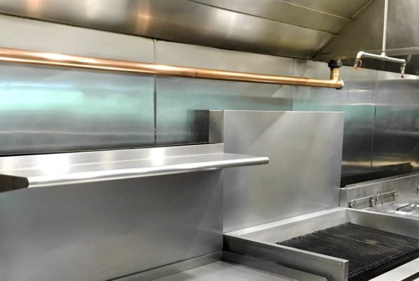 Image of a commercial kitchen exhaust system