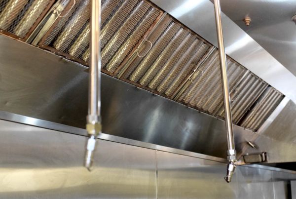 Image of commercial kitchen extractor components