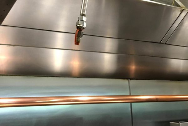 Image of a commercial vent hood system