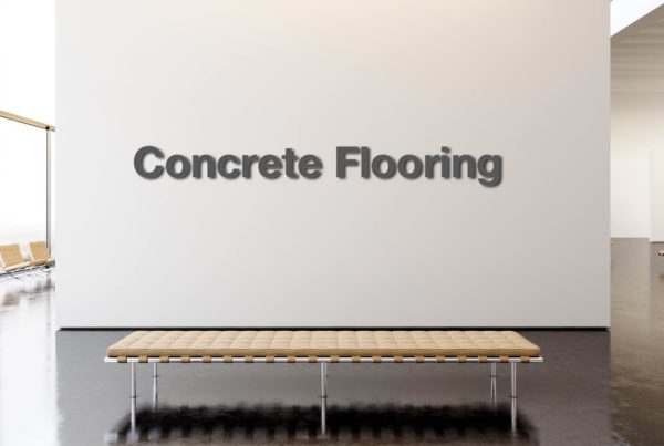 Image of a building with stained concrete floors