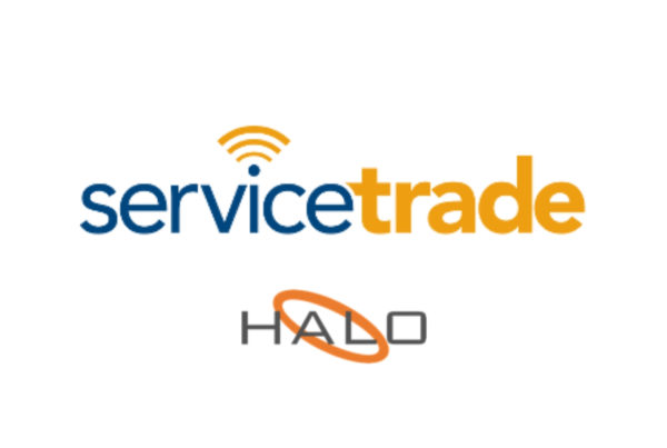 ServiceTrade and Halo Restoration Services logos