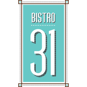 Logo for Bistro 31 in Highland Park Village, Dallas, TX